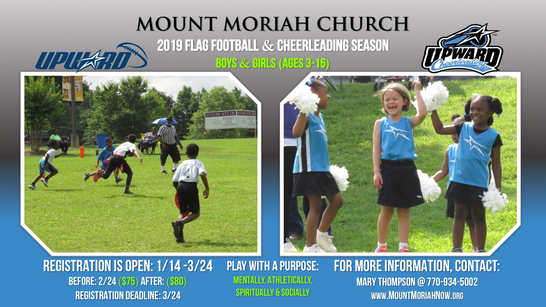 2019 Flag Football & Cheerleading Season